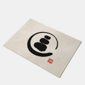 Zen Enzo Circle en Zen-stenen Deurmat (Schuin)