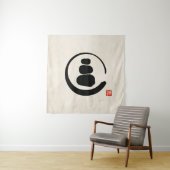 Zen Enzo Circle en Zen-stenen Wandkleed (In situ)