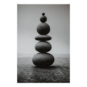 Zen-evenwicht Perfect Poster