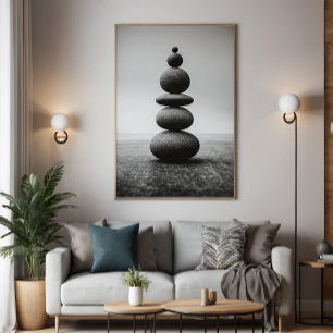 Zen-evenwicht Poster