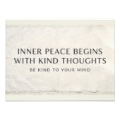 Zen Fabric Texture Mental Health Art Foto Afdruk (Voorkant)