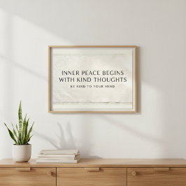 Zen Fabric Texture Mental Health Art Foto Afdruk