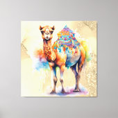 *~* Zen Fantasy CAMEL Regenboog Glitter SC5 Canvas Afdruk (Voorkant)