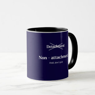 Zen Filosofie Loslaten Cadeau voor Hem Haar Koffie Mok