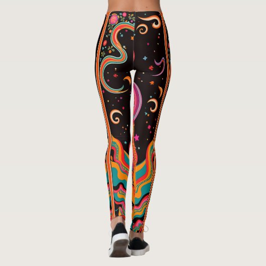 Zen Flame Flower Leggings (Achterkant)