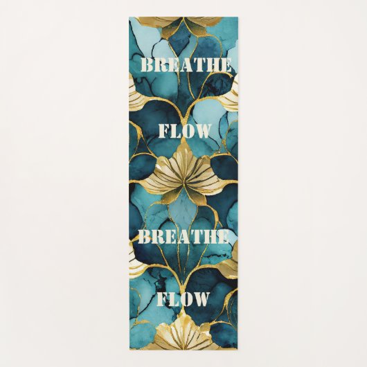 Zen Flow Japanse Kunst Yoga Mat (Voorkant)