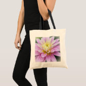 Zen Flower- Dahlia Bag Rumi Quote Tote Bag (Voorkant (product))