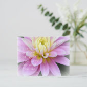 Zen Flower- Dahlia Briefkaart Rumi Quote (Staand voorkant)