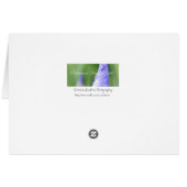 Zen Flower- Dahlia-kaart (Achterkant Horizontaal)