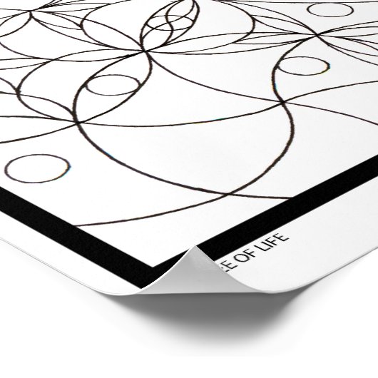 Zen Flower of Life Coloring Poster (Hoek)