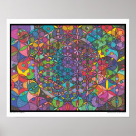 Zen Flower of Life - Divine Eyes Print