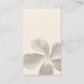 Zen Flower Visitekaartje (Achterkant)