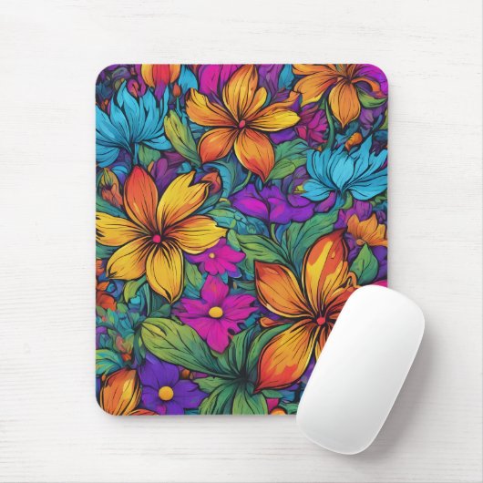"Zen Flowers" Art Mouse Pad Muismat (Met muis)