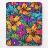 "Zen Flowers" Art Mouse Pad Muismat (Voorkant)