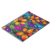 "Zen Flowers" Art Spiral Notebook Notitieboek (Linkerzijde)