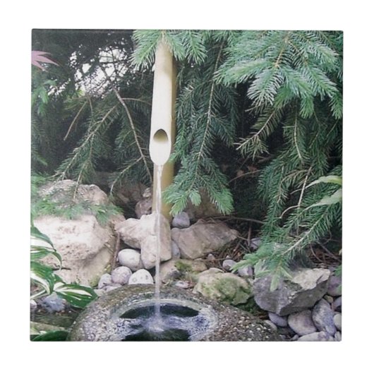 Zen fontain tegeltje (Voorkant)