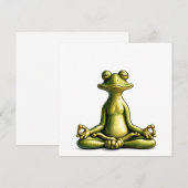 Zen Frog Bedankkaart (Voorkant / Achterkant)