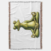 Zen Frog Deken (Voorkant Verticaal)