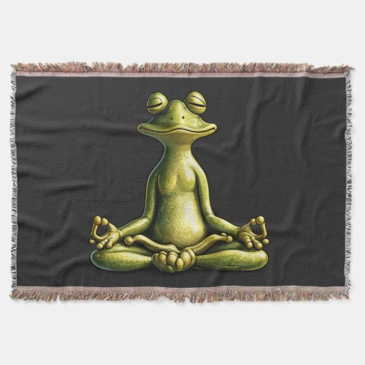 Zen Frog Deken (Voorkant)
