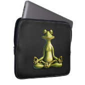 Zen Frog Laptop Sleeve (Voorkant Rechts)