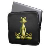 Zen Frog Laptop Sleeve (Voorkant Links)