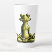 Zen Frog Latte Mok (Voorkant)