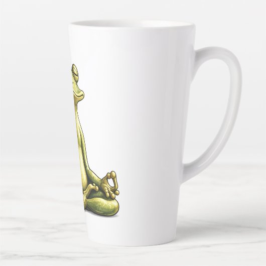 Zen Frog Latte Mok (Rechts)