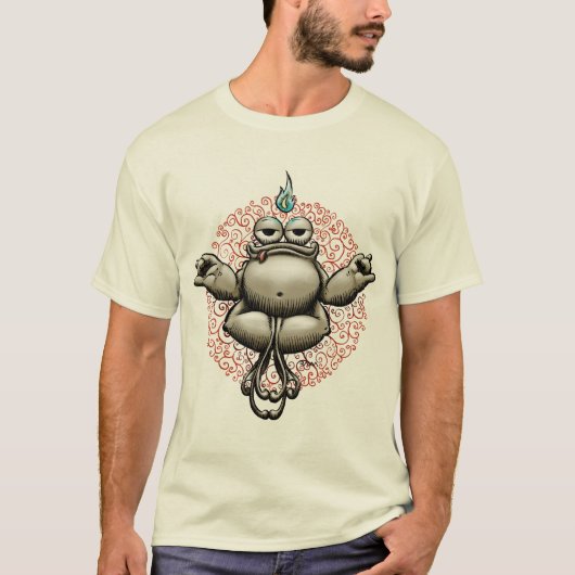 Zen Frog-light T-shirt (Voorkant)