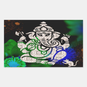 Zen Ganesh Rechthoekige Sticker