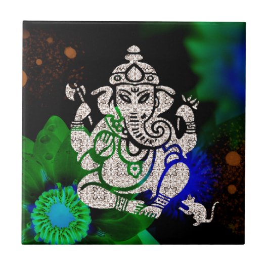 Zen Ganesh Tegeltje (Voorkant)