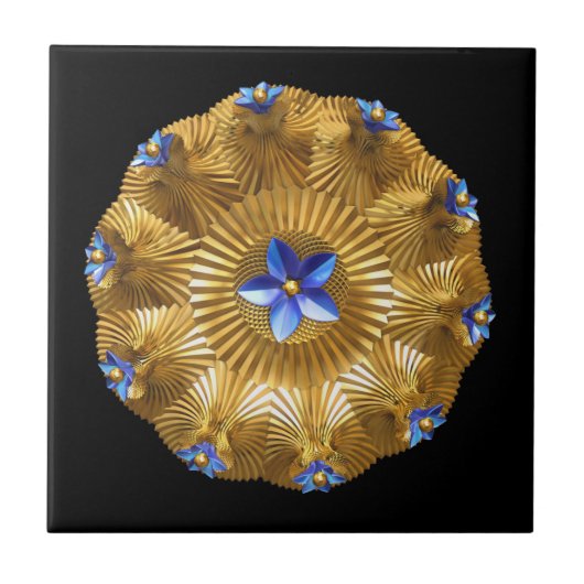 Zen Garden2 Tile Tegeltje (Voorkant)