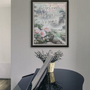 Zen Garden Bliss Vreedzame Japanse Tuin Poster