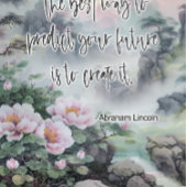 Zen Garden Bliss Vreedzame Japanse Tuin Poster