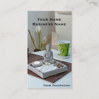 Zen Garden Buddha Visitekaartje