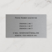 Zen Garden Buddha Visitekaartje (Achterkant)