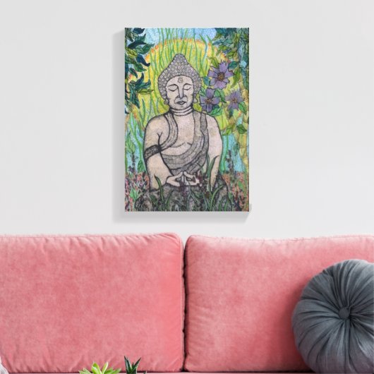 Zen Garden Canvas Afdruk (Insitu (Woonkamer))