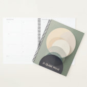 Zen Garden Circles | Minimalist Sand & Stone Art Planner (Display)