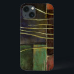 Zen Garden I iPhone 13 Hoesje<br><div class="desc">Wipsy takken strekken zich uit tegen een multicolored achtergrond in dit stuk door Jennifer Goldberger. Het lichtgroen van de takken contrasteert prachtig met de donkere kleuren zij tegen worden geplaatst. Koop vandaag uw exemplaar.</div>