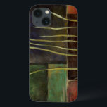 Zen Garden I Case-Mate iPhone Case<br><div class="desc">Wipsy takken strekken zich uit tegen een multicolored achtergrond in dit stuk door Jennifer Goldberger. Het lichtgroen van de takken contrasteert prachtig met de donkere kleuren zij tegen worden geplaatst. Koop vandaag uw exemplaar.</div>