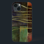 Zen Garden I Case-Mate iPhone Case<br><div class="desc">Wipsy takken strekken zich uit tegen een multicolored achtergrond in dit stuk door Jennifer Goldberger. Het lichtgroen van de takken contrasteert prachtig met de donkere kleuren zij tegen worden geplaatst. Koop vandaag uw exemplaar.</div>