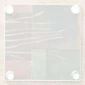 Zen Garden I Glazen Onderzetter (Achterkant)