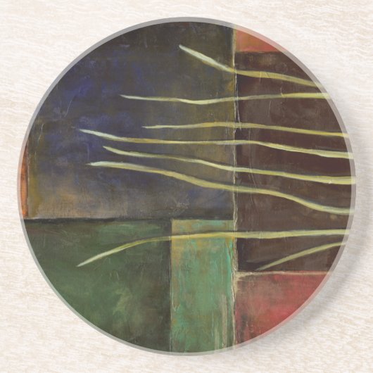 Zen Garden I Zandsteen Onderzetter (Voorkant)