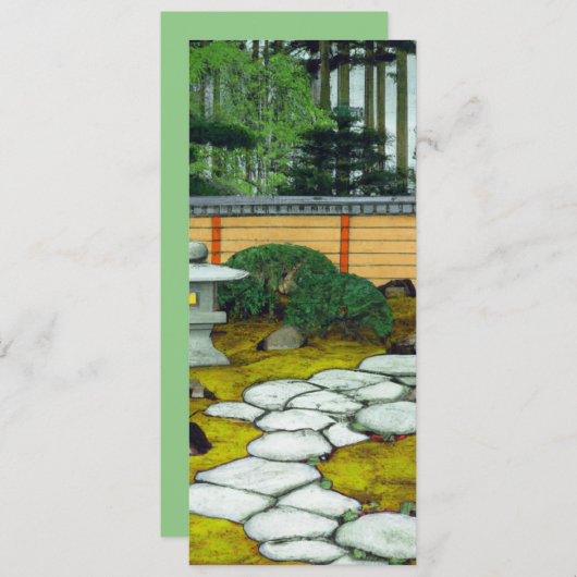 Zen Garden Kaart (Voorkant / Achterkant)