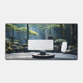 Zen Garden rustige vreedzame Natuur Bureaumat (Keyboard & Muis)