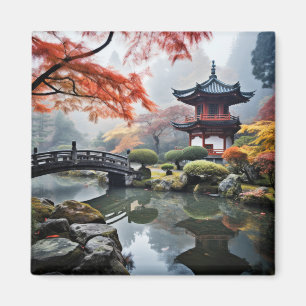 Zen Garden rustige vreedzame Natuur Magneet