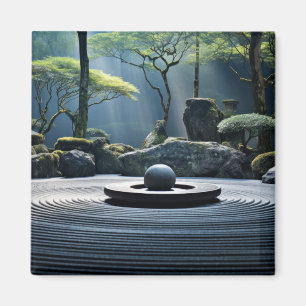 Zen Garden rustige vreedzame Natuur Magneet