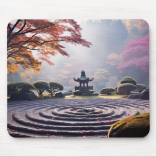 Zen Garden rustige vreedzame Natuur Muismat