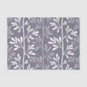 Zen Garden Stems Deep Minimal Botanical Silhouette Tissuepapier (Voorkant)