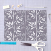 Zen Garden Stems Deep Minimal Botanical Silhouette Tissuepapier (Craft)