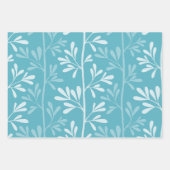 Zen Garden Stems Minimal Botanical Ocean Inpakpapier Vel (Voorkant)